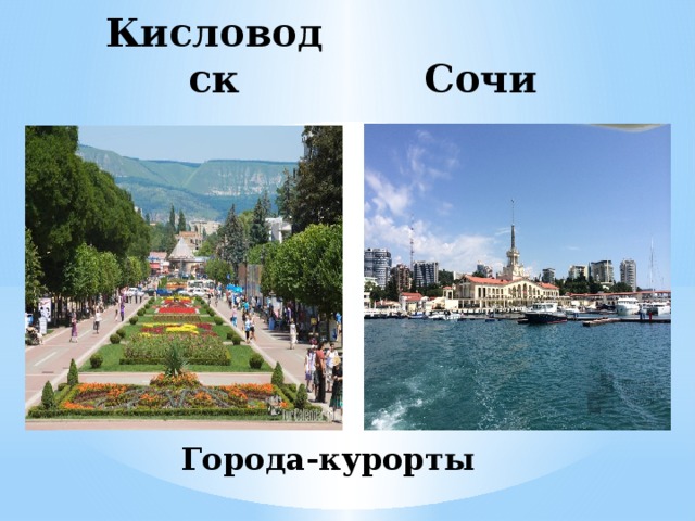 Кисловодск Сочи Города-курорты 