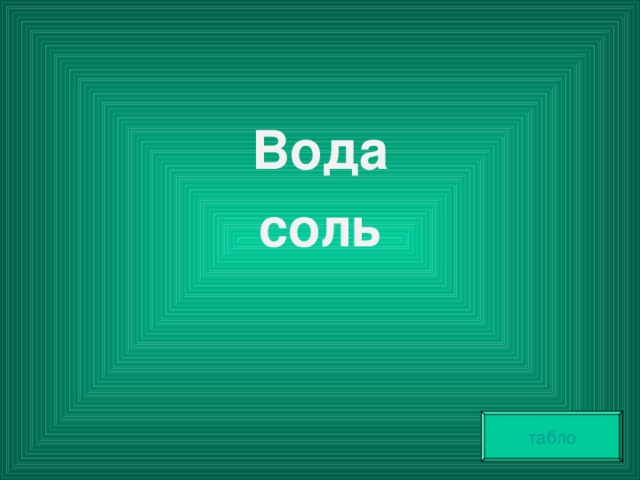 Вода соль табло