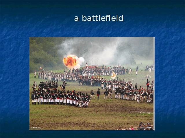 a battlefield