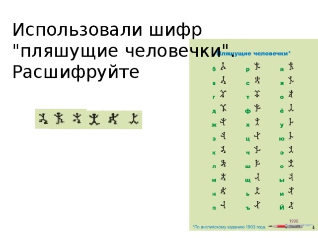 Презентация пляшущие человечки