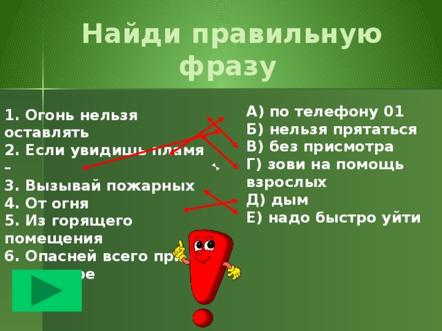 Назовите причины пожаров, возникающих по вине детей 