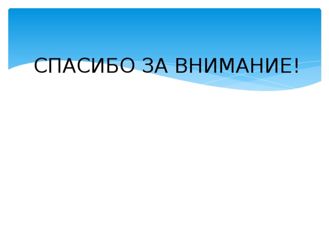 СПАСИБО ЗА ВНИМАНИЕ! 