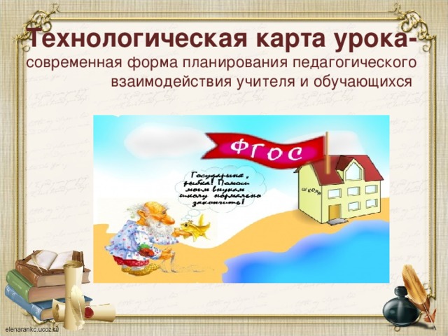 Технологическая карта урока- современная форма планирования педагогического взаимодействия учителя и обучающихся 