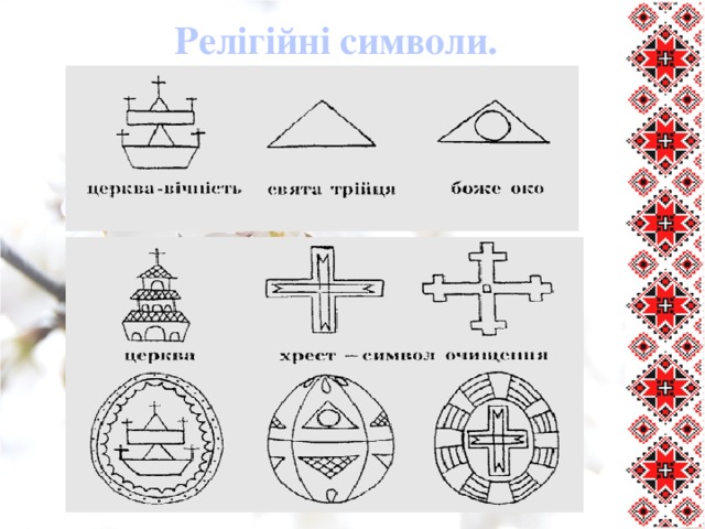 Релігійні  символи.