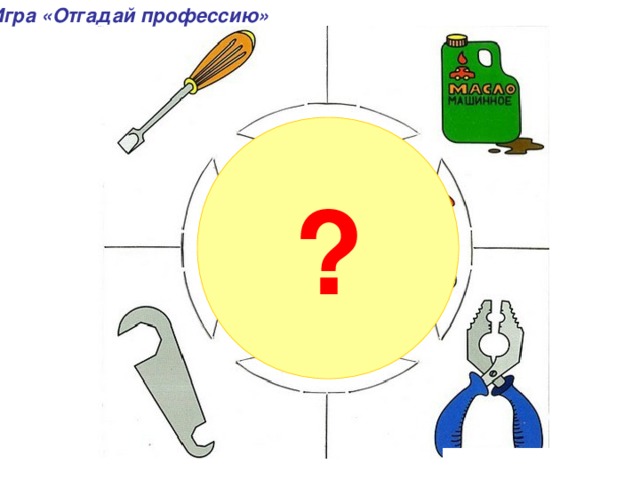 Игра «Отгадай профессию» ?