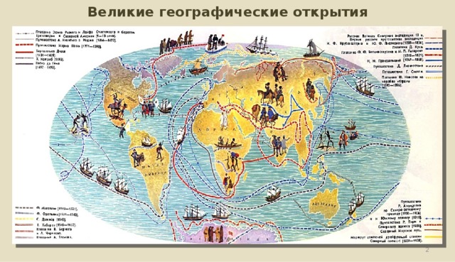 Великие географические открытия  