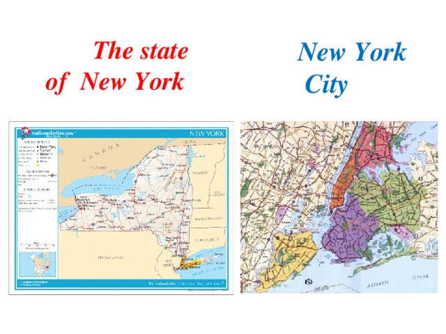  The state  of New York  New York  City 