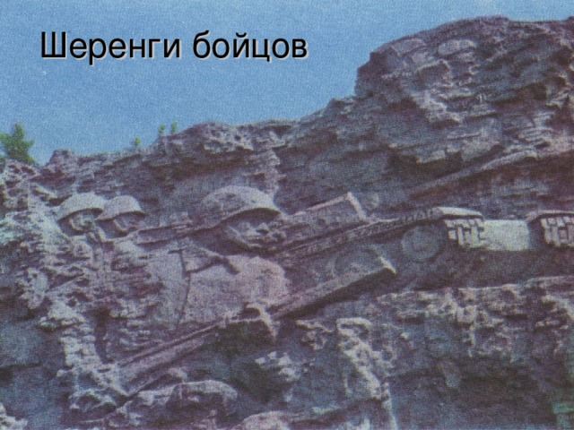 Шеренги бойцов 