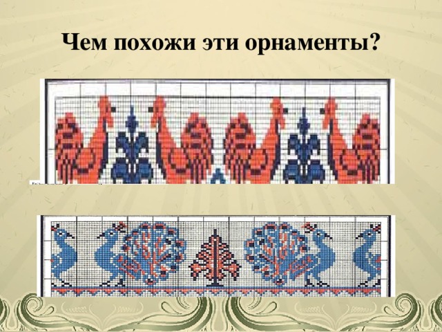 Чем похожи эти орнаменты? Учитель начальных классов Аристова Анжелика Андреевна  