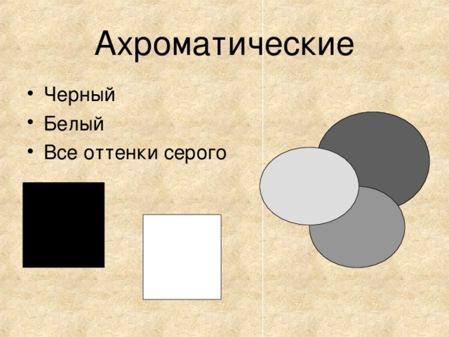 Презентация к занятию Цветовой спектр