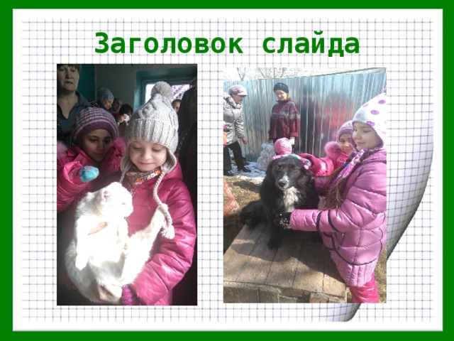 Заголовок слайда 
