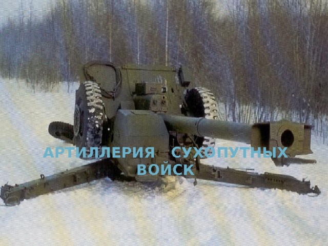 АРТИЛЛЕРИЯ СУХОПУТНЫХ ВОЙСК 