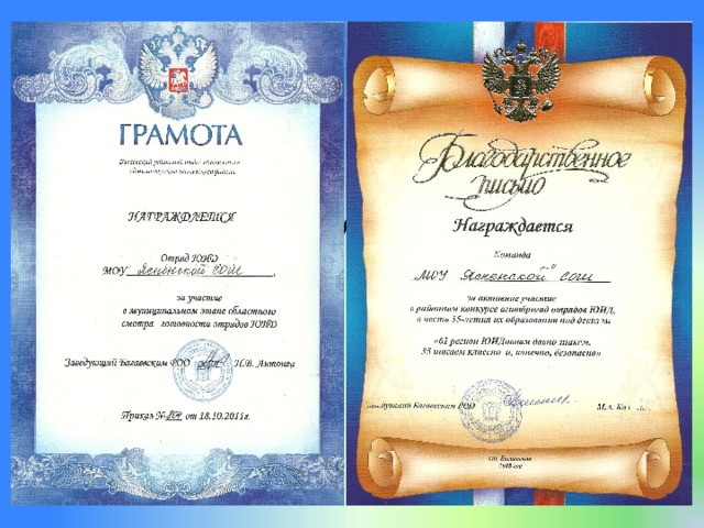 Наши достижения 