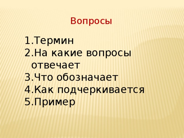 Вопросы