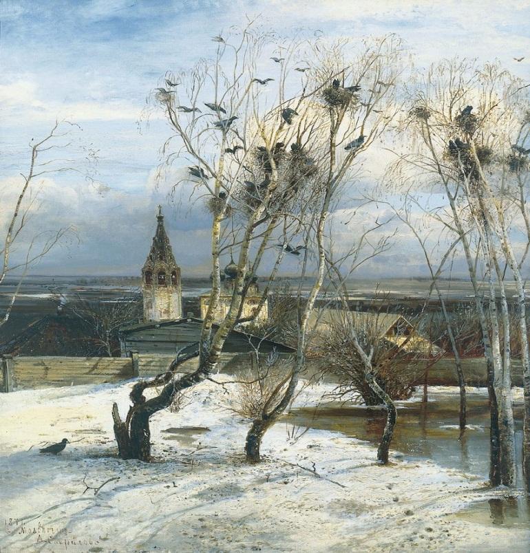 Птица с картины саврасова 4 буквы - 85 фото