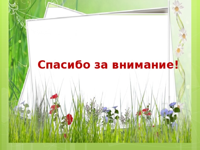 Спасибо за внимание! 