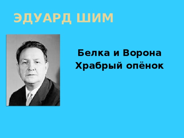 Э шим презентация