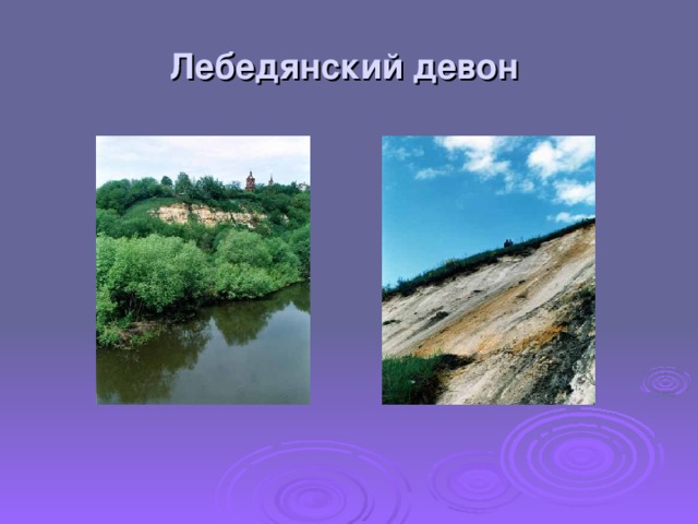 Лебедянский девон  