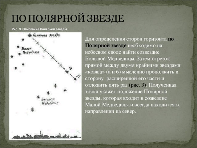 Найди на рисунке знакомые созвездия