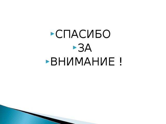 СПАСИБО ЗА ВНИМАНИЕ ! 