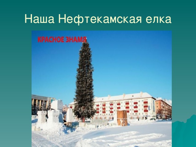Наша Нефтекамская елка 