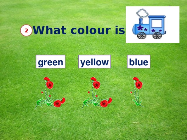 What colour is it? 2 green yellow blue 10 