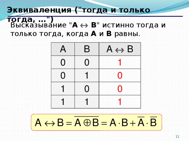 Эквиваленция (