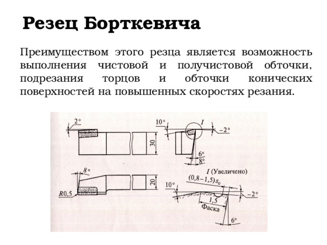 и) расточной проходной к) расточной упорный  