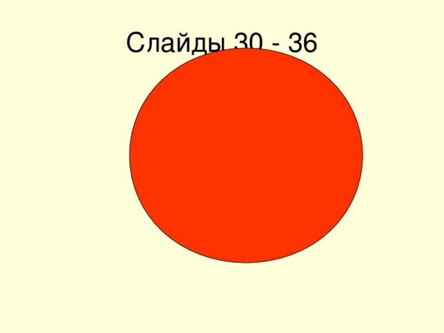 Слайды 30 - 36