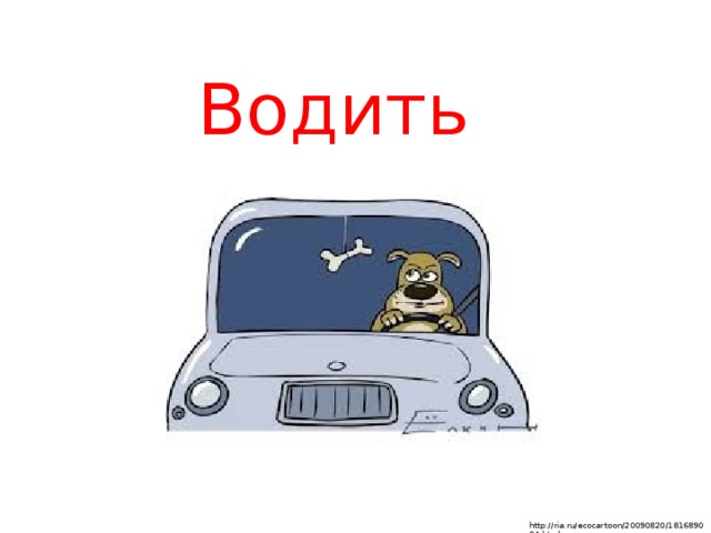 Водить http://ria.ru/ecocartoon/20090820/181689094.html