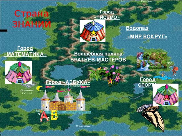 Карта страна знаний