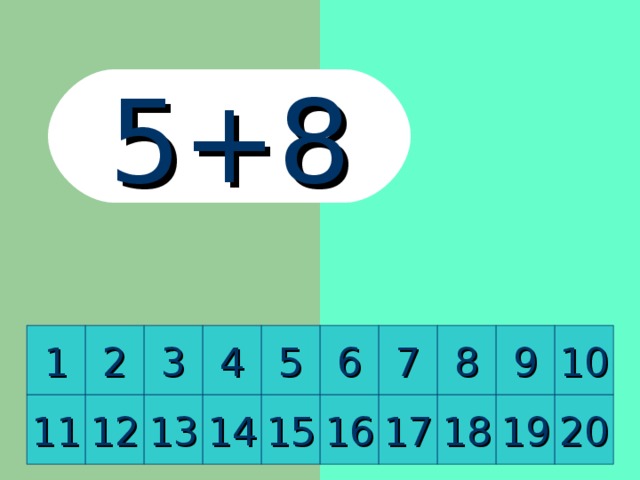 6+5 8 2 10 9 1 7 6 5 4 3 11 12 13 14 15 16 17 18 19 20 