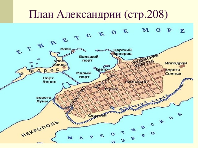 План Александрии (стр.208) 