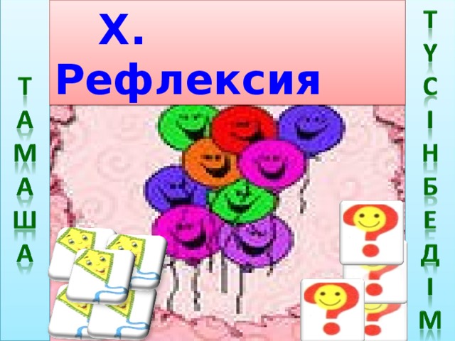  X . Рефлексия 