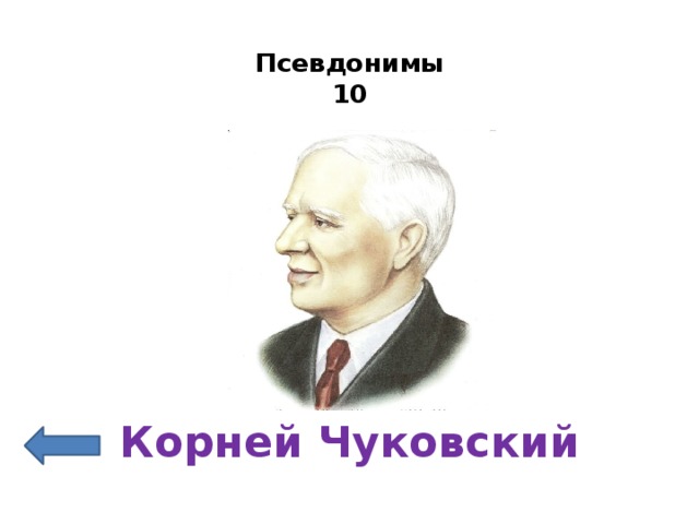 Псевдонимы  10    Корней Чуковский 