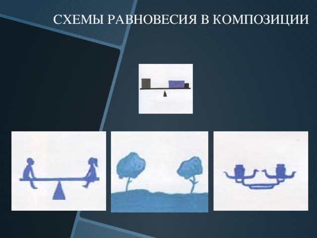   СХЕМЫ РАВНОВЕСИЯ В КОМПОЗИЦИИ  