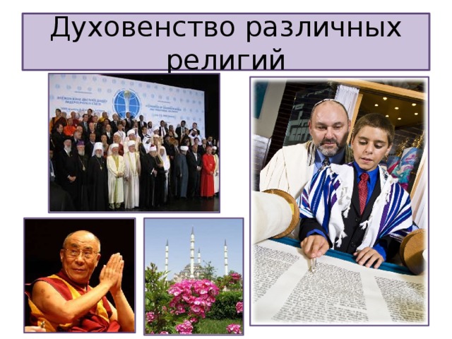 Духовенство различных религий 