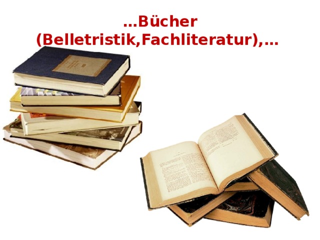 … Bücher (Belletristik,Fachliteratur),… 