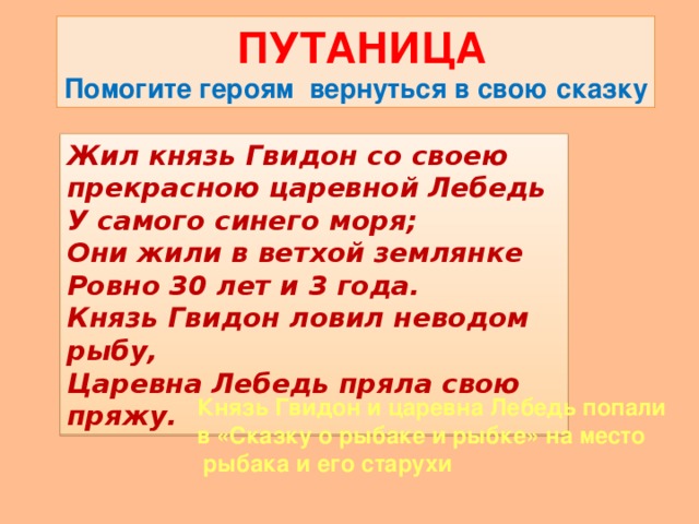 «Сказка о царе Салтане, о его славном и могучем богатыре  князе Гвидоне  Салтановиче  и о прекрасной царевне-Лебеди»