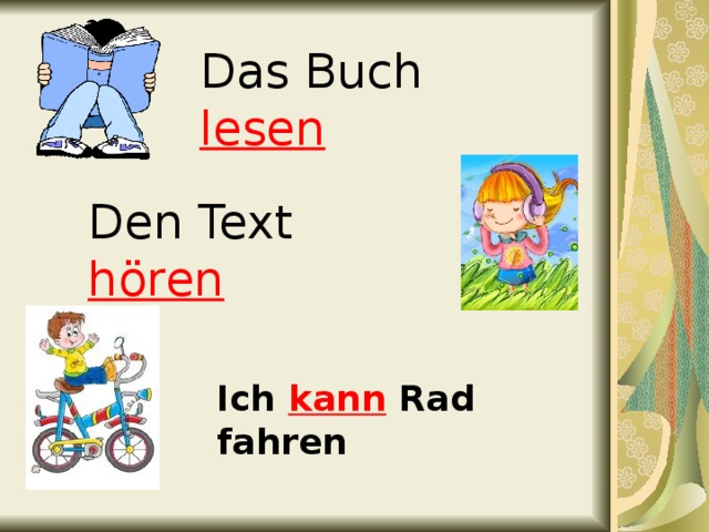Das Buch lesen Den Text hören Ich kann Rad fahren 