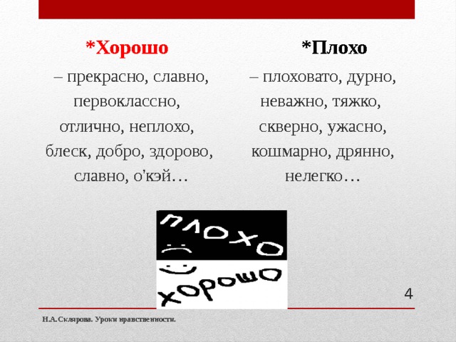 Плохие н. Хорошо плохо ужасно. Хорошо плохо ужасно в русском.
