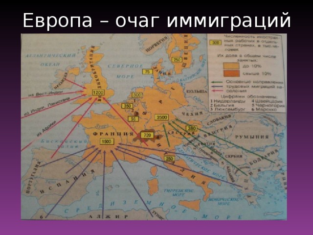Европа – очаг иммиграций