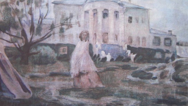 Картина Борисова-Мусатова «Призраки» (1902)