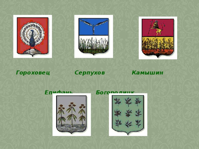  Гороховец Серпухов Камышин    Епифань Богородицк 