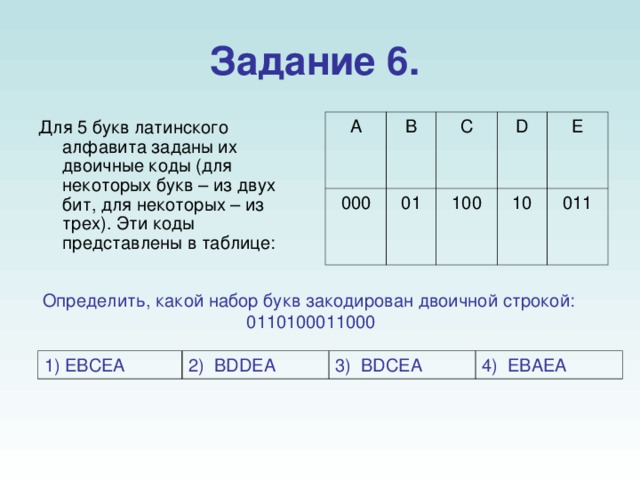 Кода представлена