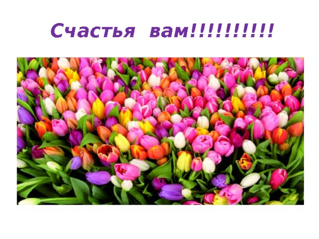  Счастья вам!!!!!!!!!! 