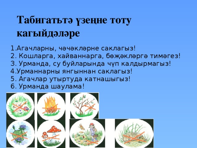 Без табигать балалары проект 4 класс