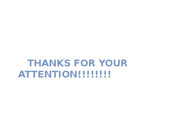   Thanks for your attention!!!!!!!! 