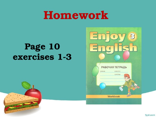 Homework  Page 10 exercises 1-3