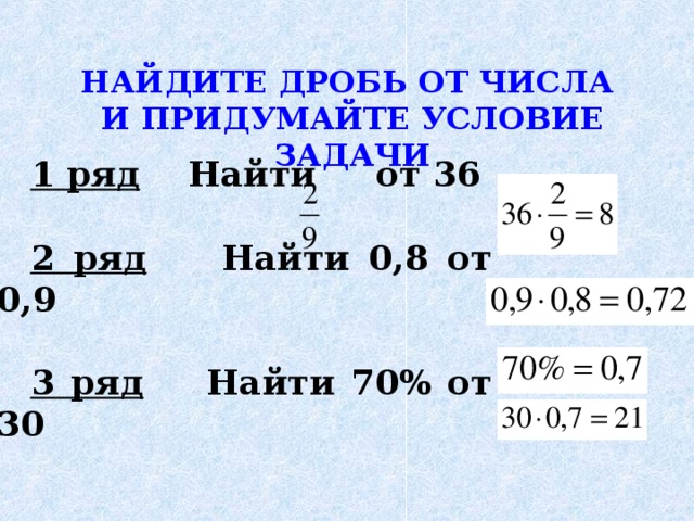 Найти 1 3. Нахождение дроби от числа 1. Нахождение дроби от числа 0,6. Как найти дробь от числа 2 класс. Как найти одну третью от числа.